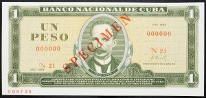 Kuba, 1 Peso 1969