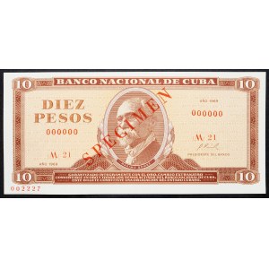 Cuba, 10 Pesos 1969