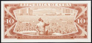 Kuba, 10 pesos 1970