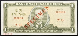 Kuba, 1 peso 1972