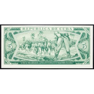 Cuba, 5 Pesos 1972