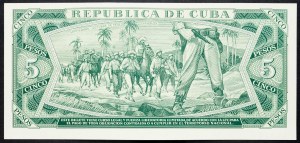 Kuba, 5 pesos 1972