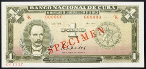 Cuba, 1 Peso 1975