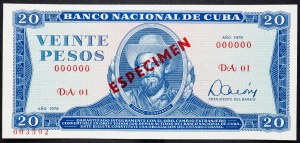 Cuba, 20 Pesos 1978