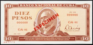 Kuba, 10 Pesos 1978