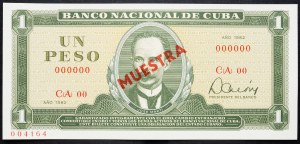 Kuba, 1 peso 1982