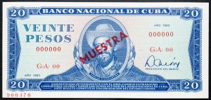 Kuba, 20 Pesos 1983