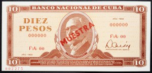 Cuba, 10 Pesos 1983