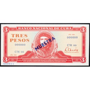Cuba, 3 Pesos 1983