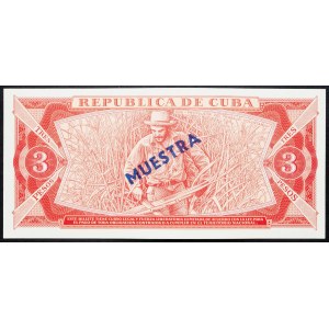 Cuba, 3 Pesos 1983