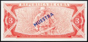 Cuba, 3 Pesos 1983