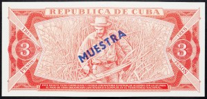 Kuba, 3 Pesos 1983