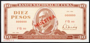 Kuba, 10 peso 1984