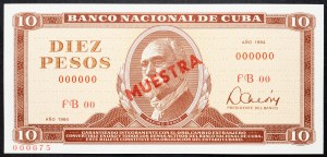 Kuba, 10 Pesos 1984