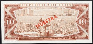 Cuba, 10 Pesos 1984