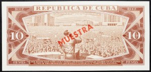 Cuba, 10 Pesos 1984