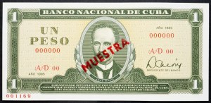 Kuba, 1 Peso 1985