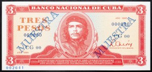 Kuba, 3 Pesos 1985