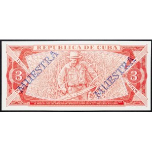 Cuba, 3 Pesos 1985