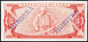 Cuba, 3 Pesos 1985