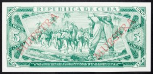 Cuba, 5 Pesos 1987