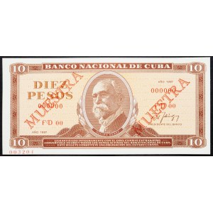 Cuba, 10 Pesos 1987
