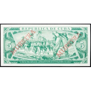 Cuba, 5 Pesos 1988