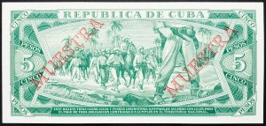 Cuba, 5 Pesos 1988