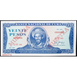 Cuba, 20 Pesos 1989