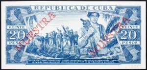 Kuba, 20 pesos 1989