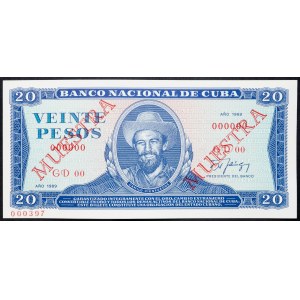 Cuba, 20 Pesos 1989
