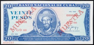 Kuba, 20 Pesos 1989