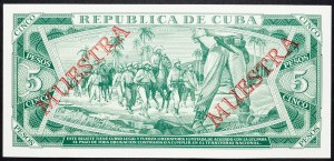 Cuba, 5 Pesos 1990