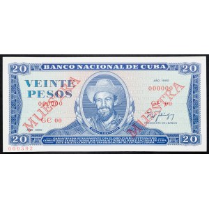 Cuba, 20 Pesos 1990