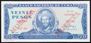 Kuba, 20 pesos 1990