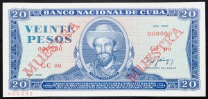Cuba, 20 Pesos 1990