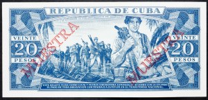 Cuba, 20 Pesos 1990