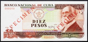 Kuba, 10 peso 1991