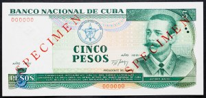 Cuba, 5 Pesos 1991
