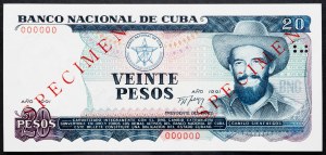 Kuba, 20 pesos 1991