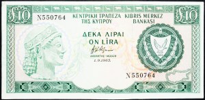 Cypr, 10 LIra 1983 r.