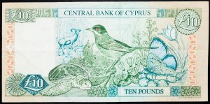Cyprus, 10 Pounds 1998