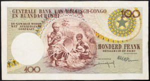 Democratic Republic of the Congo, 100 Francs 1959