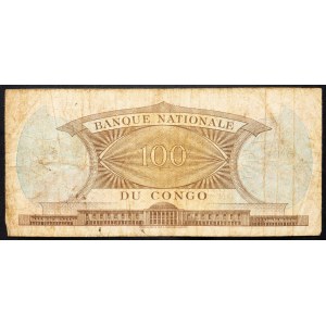 Democratic Republic of the Congo, 100 Francs 1961