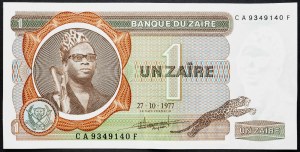 Repubblica Democratica del Congo, 1 Zaire 1977