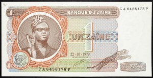 Democratic Republic of the Congo, 1 Zaire 1979