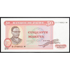 Democratic Republic of the Congo, 50 Makuta 1979