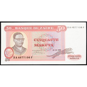 Democratic Republic of the Congo, 50 Makuta 1980