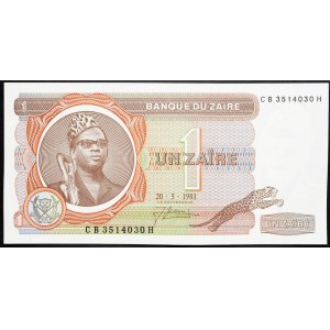 Democratic Republic of the Congo, 1 Zaire 1981