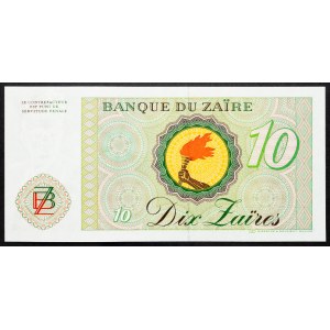 Democratic Republic of the Congo, 10 Zaires 1982